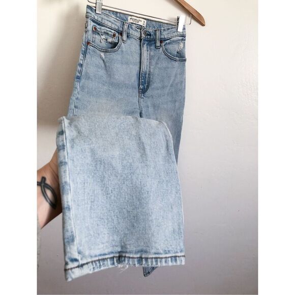 Abercrombie & fitch The ankle straight ultra high rise jeans size 26 - Picture 7 of 10